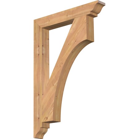 Westlake Traditional Smooth Bracket, Western Red Cedar, 3 1/2W X 26D X 38H